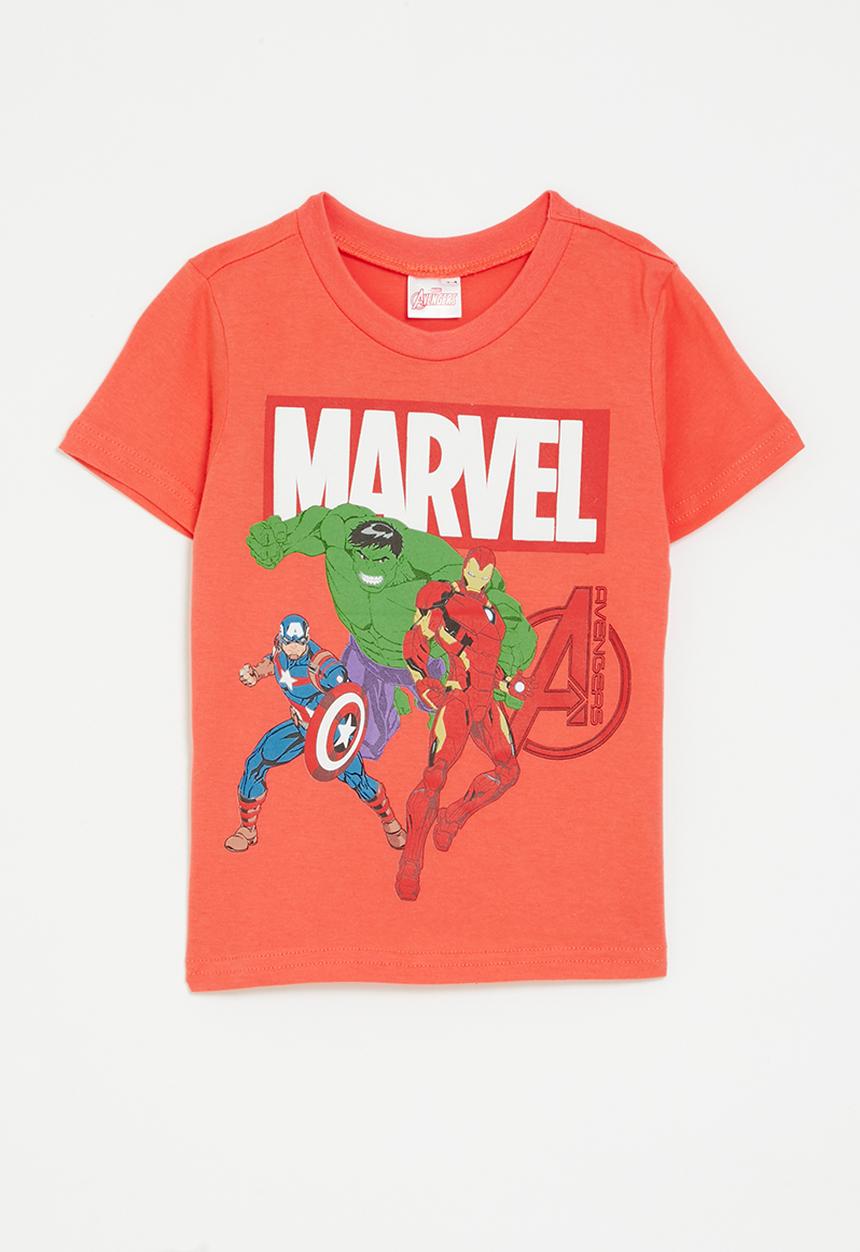 Pop Candy - The Avengers graphic print t-shirt - coral