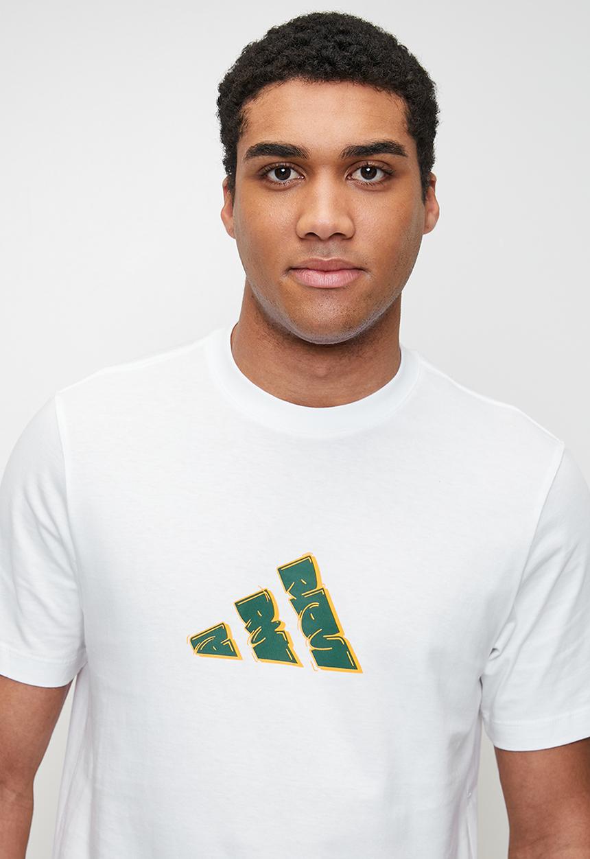 adidas Performance -  90s 3-Bar Tee - White