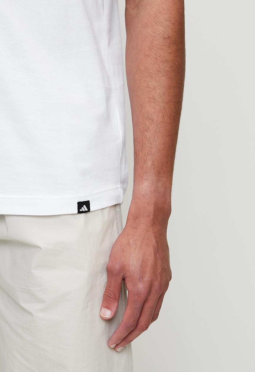adidas Performance -  90s 3-Bar Tee - White