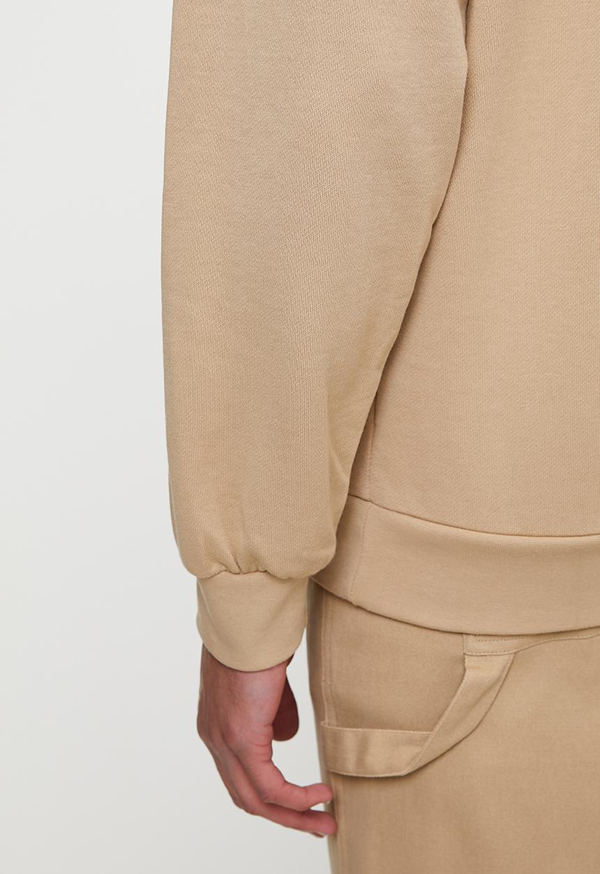adidas Performance - Linear FL Crew - Warm sandstone