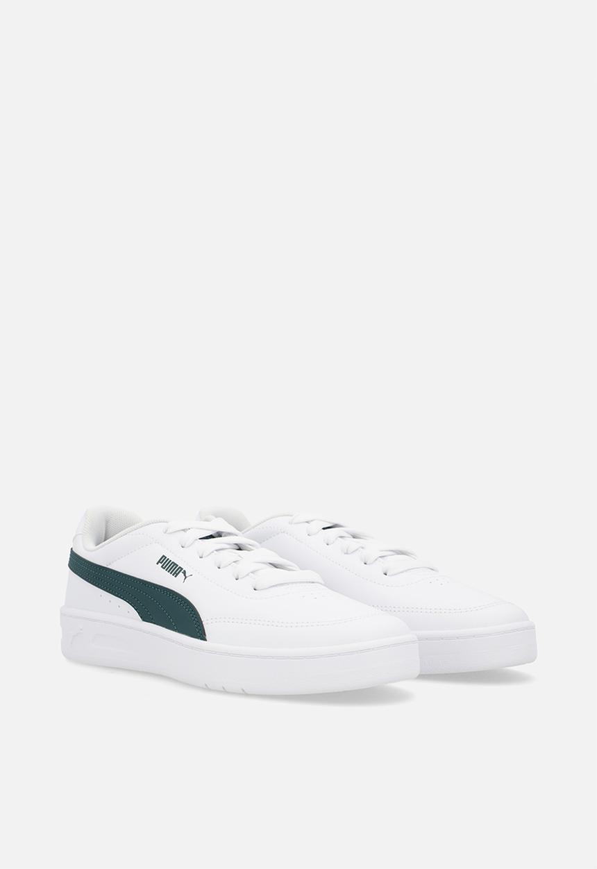 PUMA - Court Classic Clean Jr-Puma White/Green Terrain