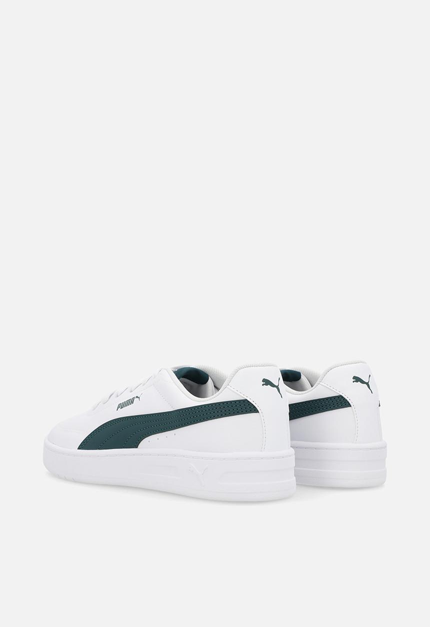 PUMA - Court Classic Clean Jr-Puma White/Green Terrain