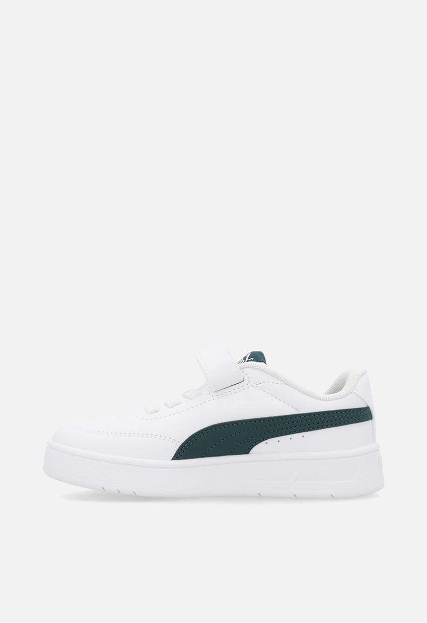 PUMA - Court Classic Clean Ac+ Ps-Puma White-Green Terrain