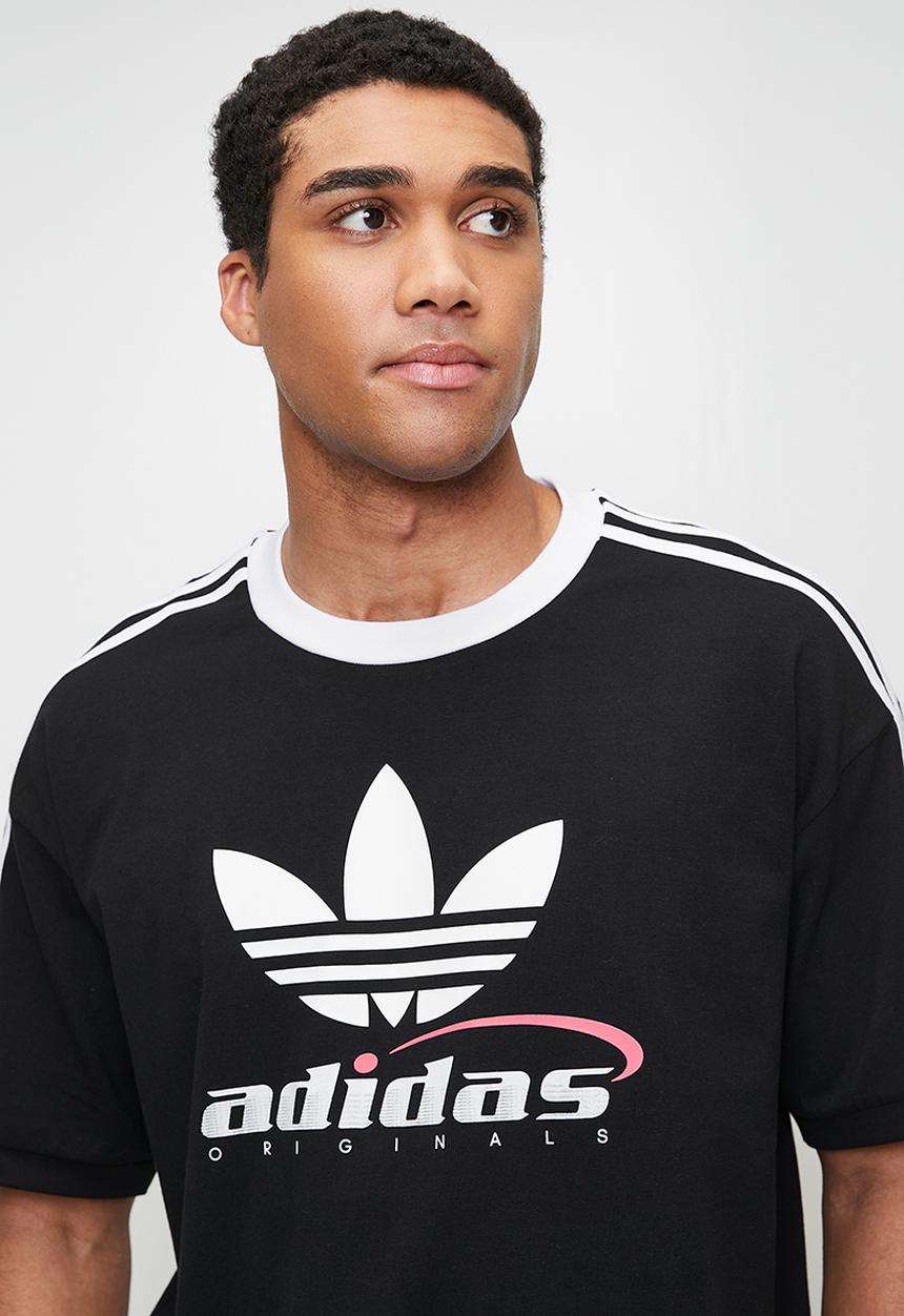 adidas Originals - Trefoil Logo Ring Tee  - Black