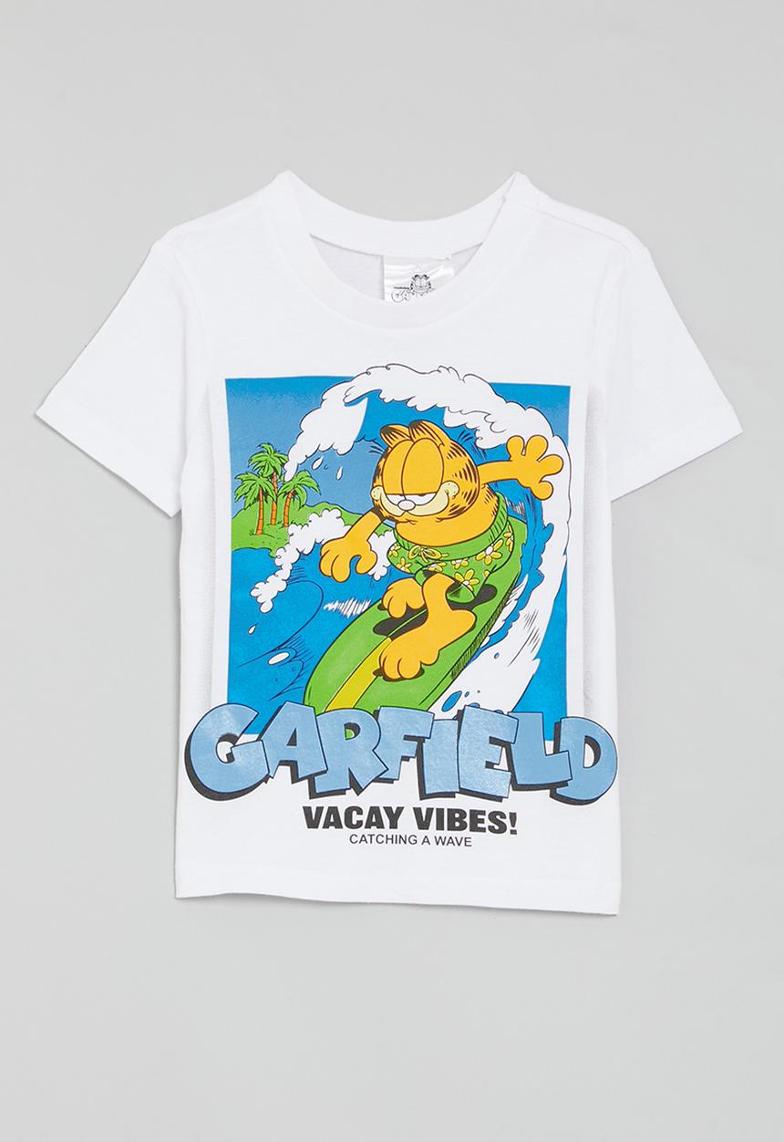 Pop Candy - Garfield graphic print t-shirt - white/vacay vibes