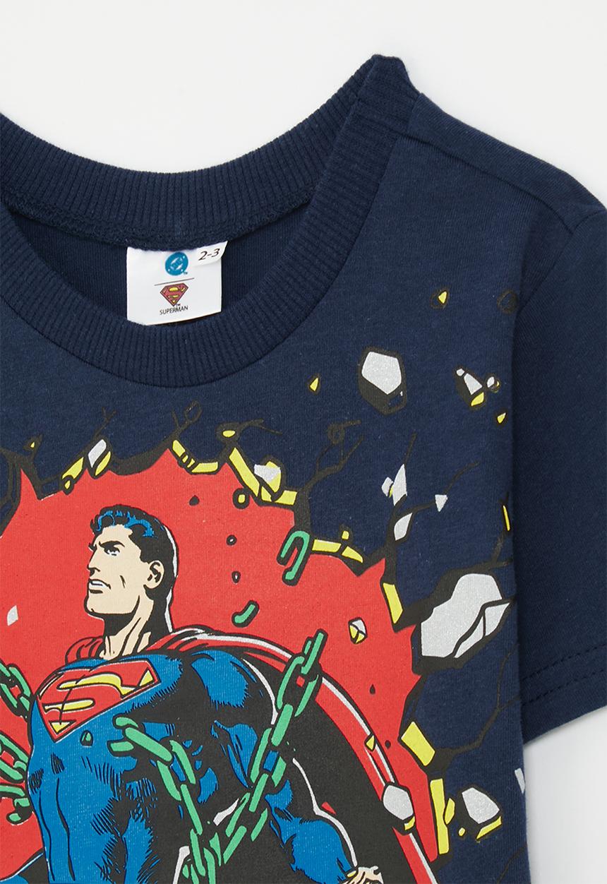 Pop Candy - Superman graphic print t-shirt - dark navy