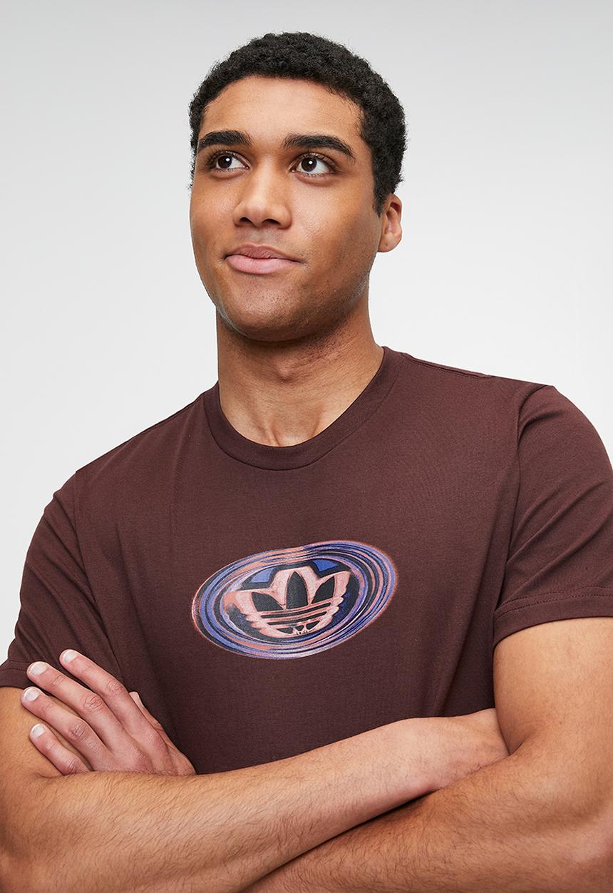 adidas Originals - 90s Ggx Logo tee - aurora ruby