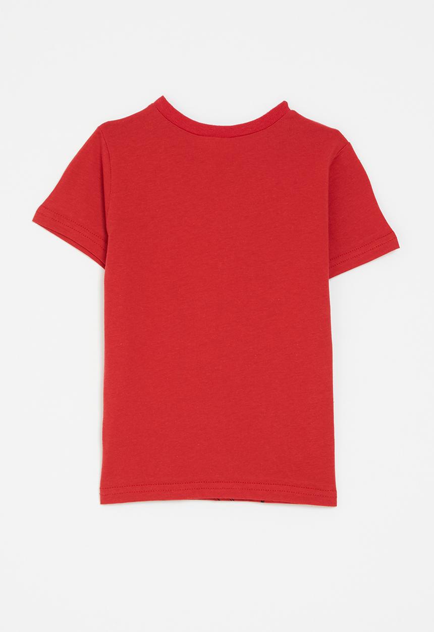 Pop Candy - Spiderman tee - dark red