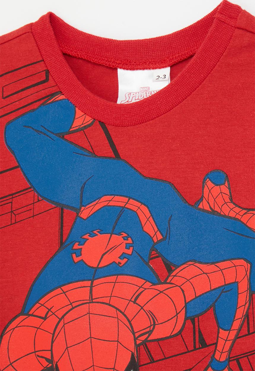 Pop Candy - Spiderman tee - dark red