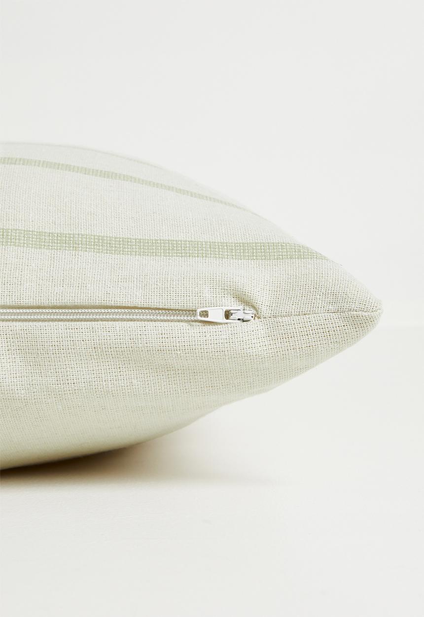 H&S - Stripe outdoor cushion - Sage