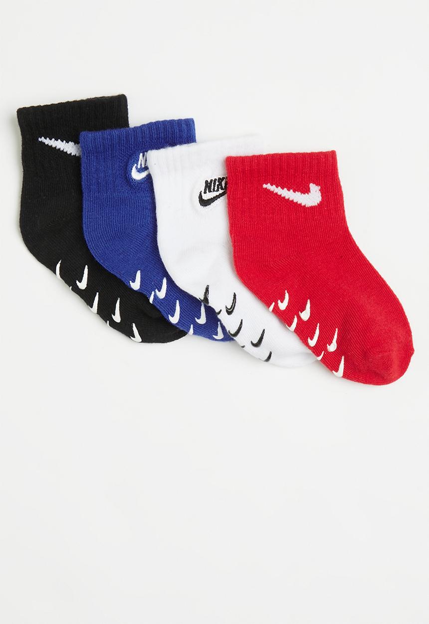 Nike - Nike logo gripper socks 4-pack - game royal