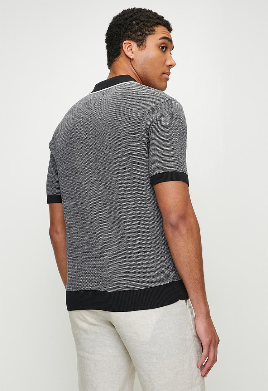 Levi’s® - Skipper knit polo birds eye stitch - jet black