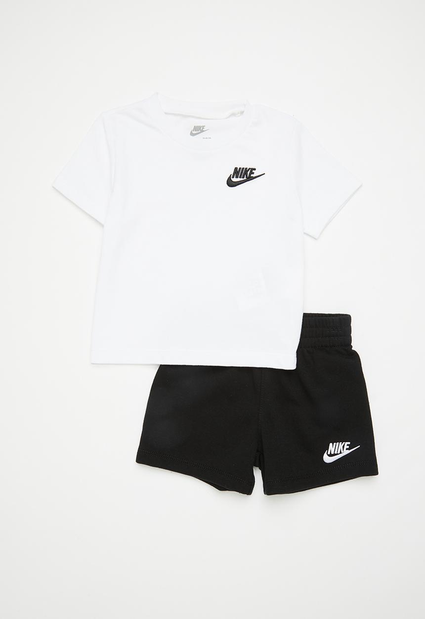 Nike - Nike club knit set - black & white 