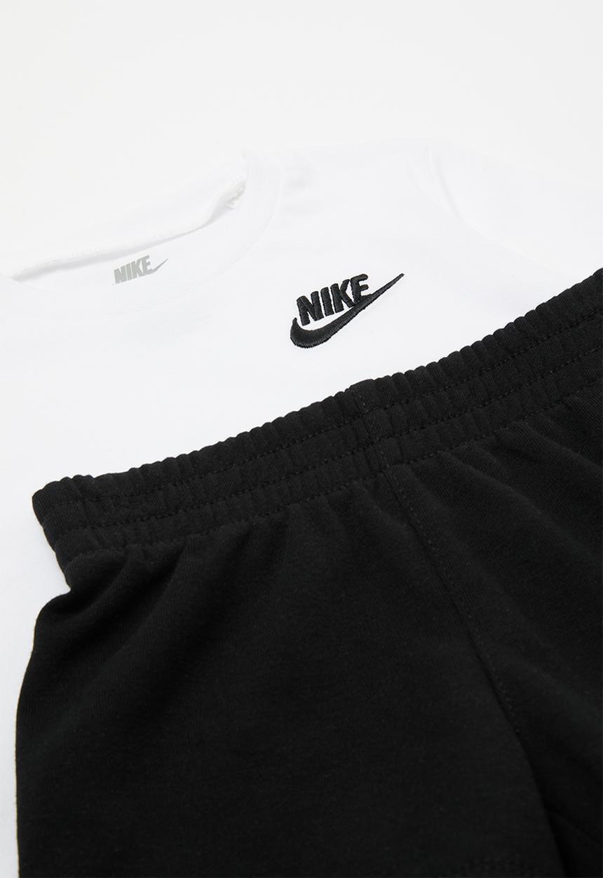 Nike - Nike club knit set - black & white 