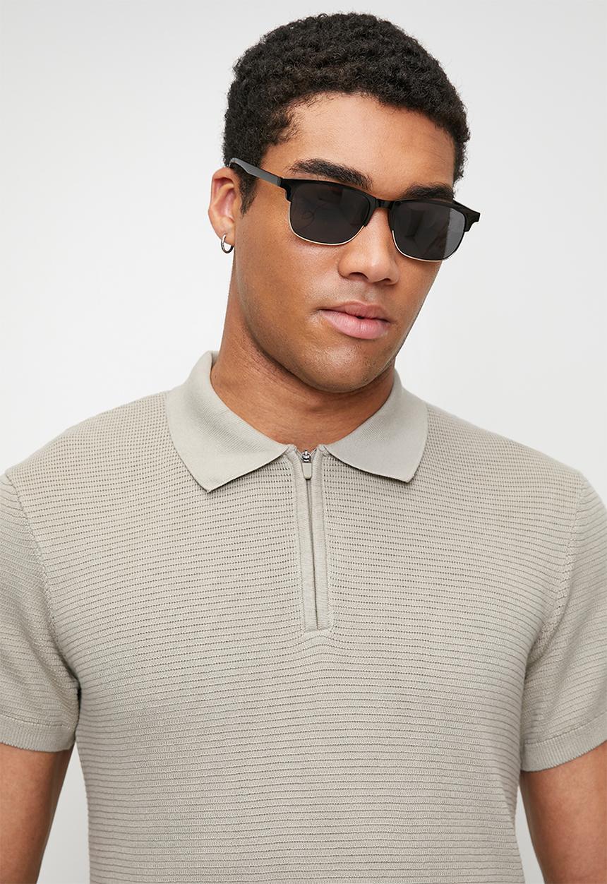 Levi’s® - Structure zip polo - abbey stone