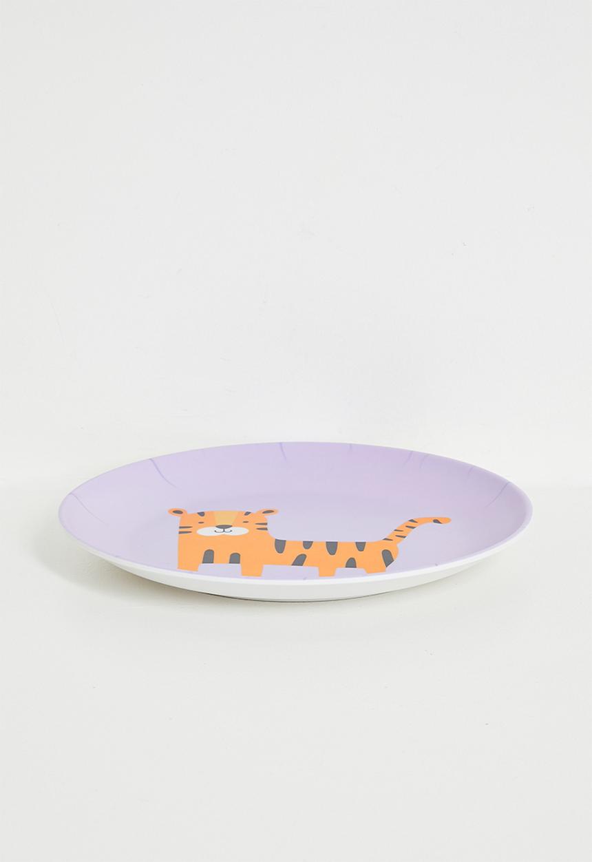Excellent Houseware - Topsy plate set of 4 - multi