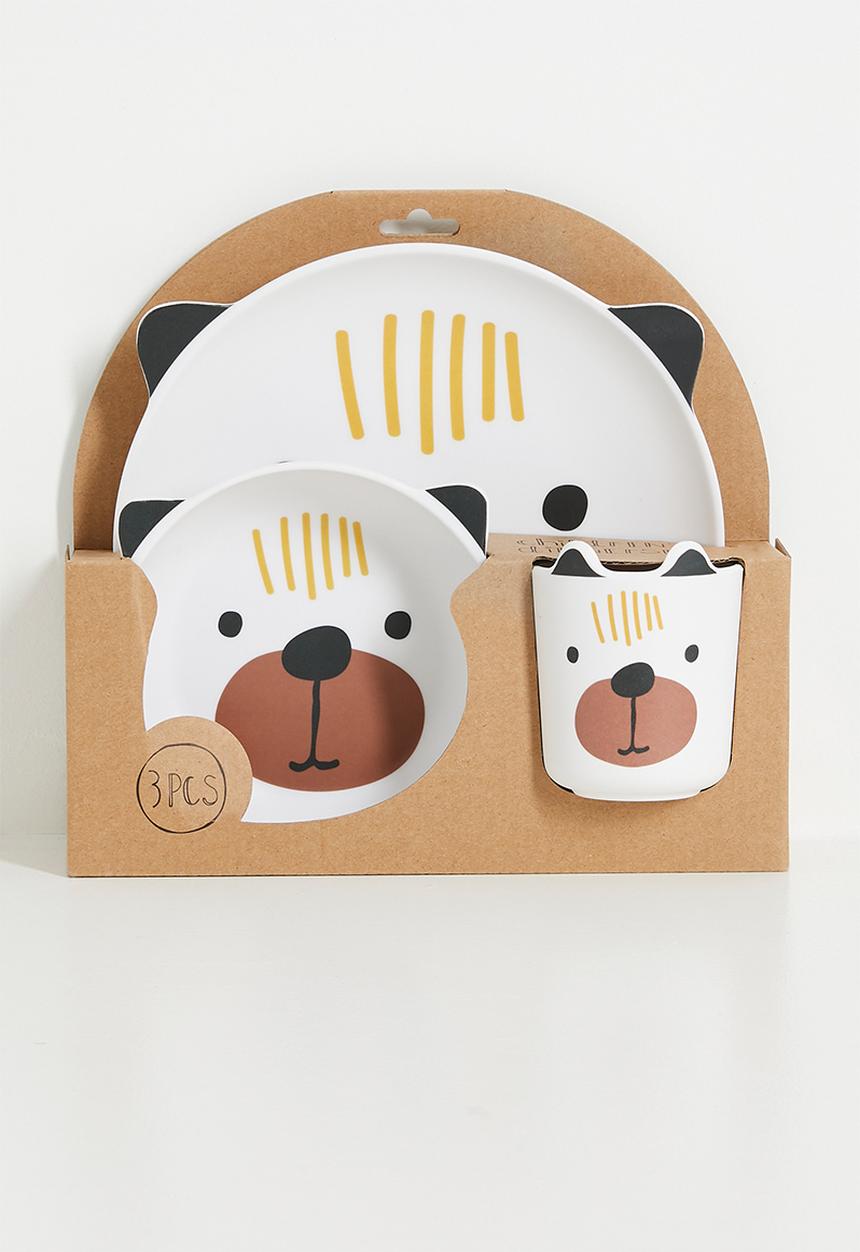 H&S - Melamine dinnerware set - dog