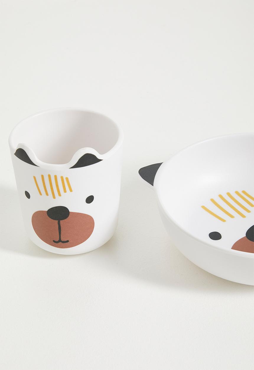 H&S - Melamine dinnerware set - dog