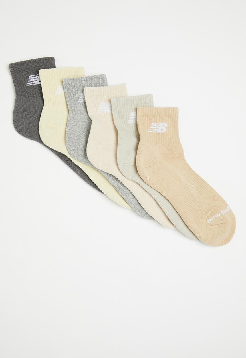 New Balance  - Everyday Quarter Sock 6 Pack - Multi