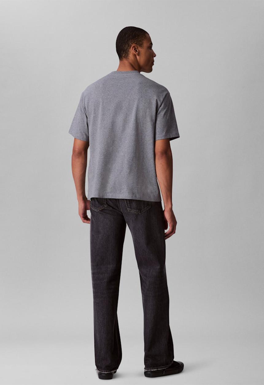 Calvin Klein - Ss 16S Rlxd Fit Ckj Graphic Tee - Medium Grey Heather