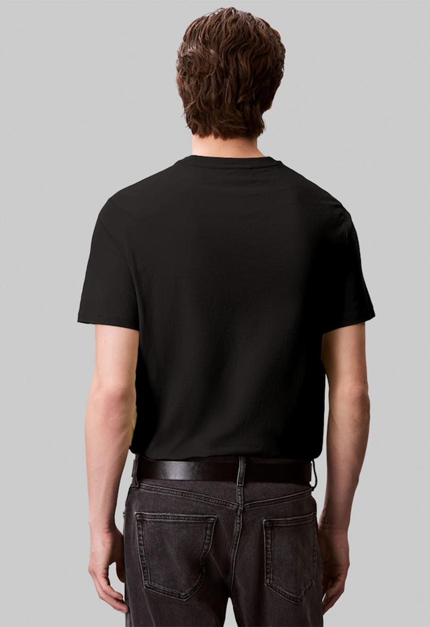 Calvin Klein - Ss Smooth Cttn Solid Crewnk Tee - Black Beauty