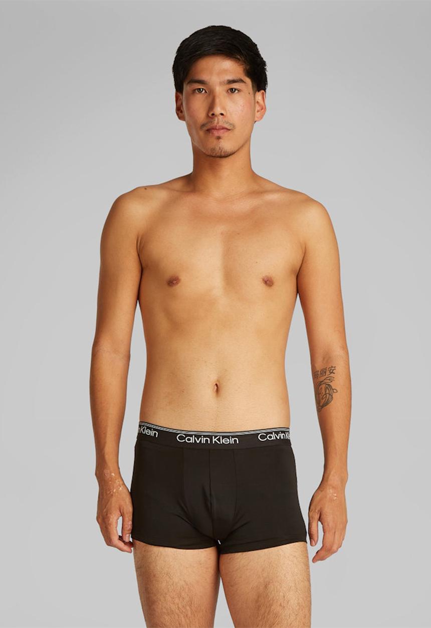 Calvin Klein - Low Rise Trunk 3Pk - B- Beau Bl, F Mauve, Saharah Sn Wbs