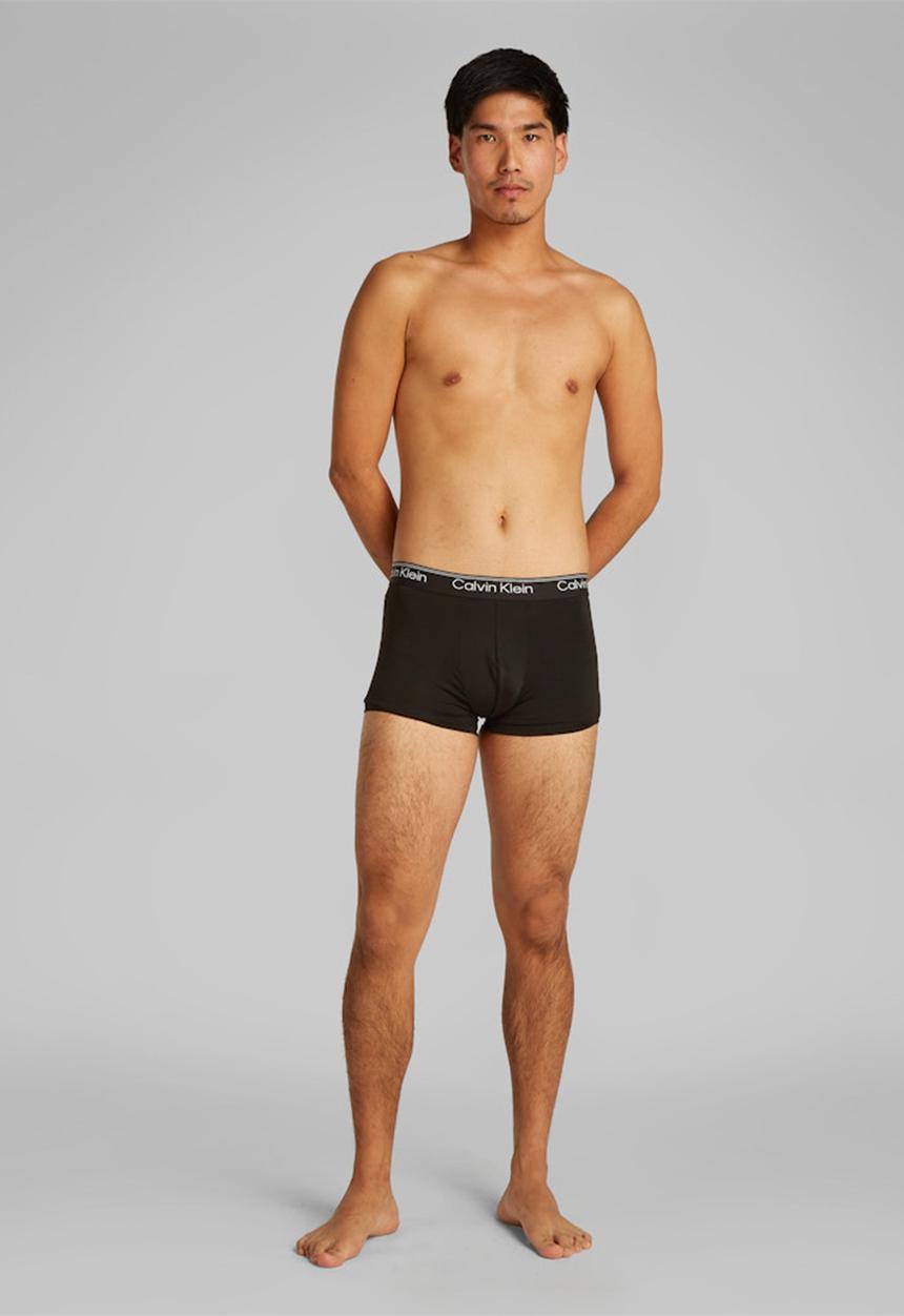 Calvin Klein - Low Rise Trunk 3Pk - B- Beau Bl, F Mauve, Saharah Sn Wbs