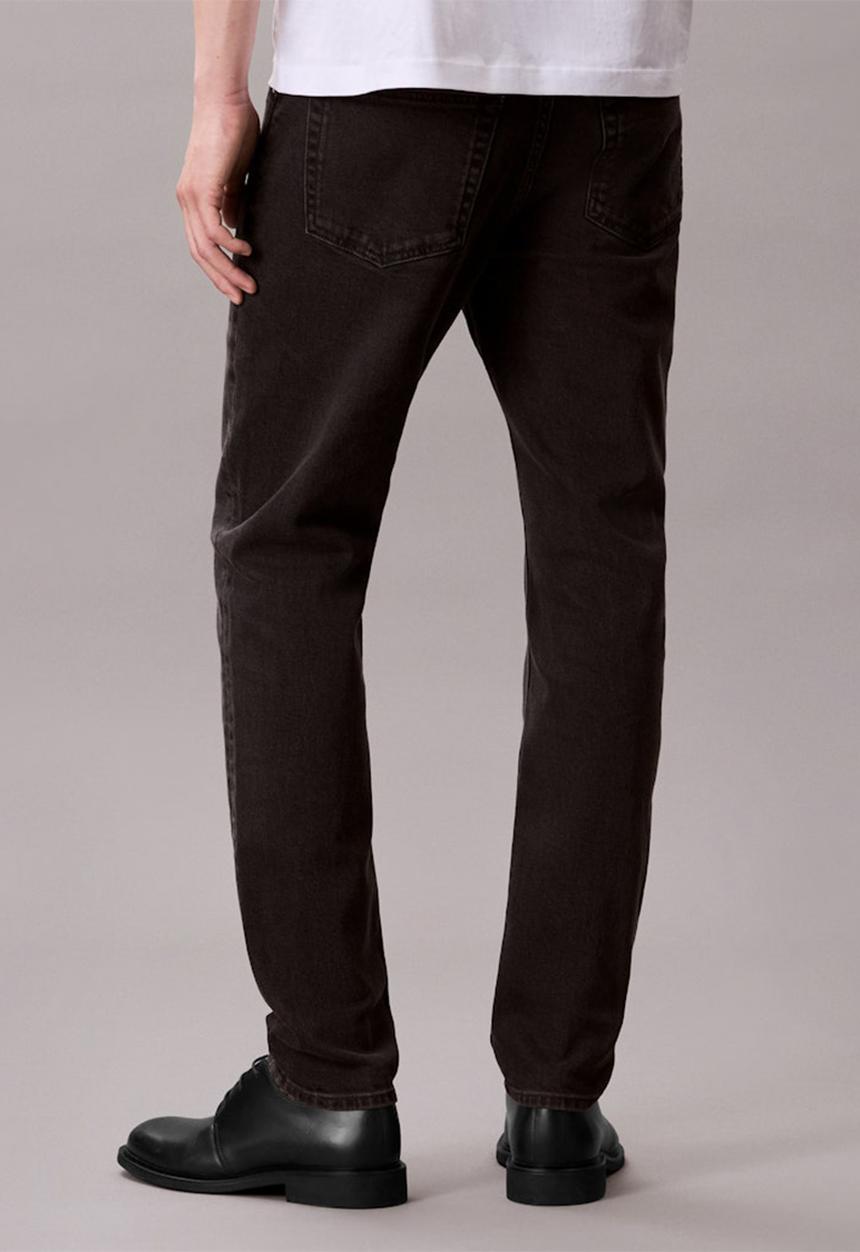 Calvin Klein - Slim Taper Ck Essential Black Jean Regen - Ck Essential Black