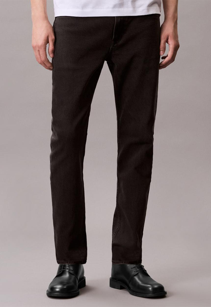 Calvin Klein - Slim Taper Ck Essential Black Jean Regen - Ck Essential Black