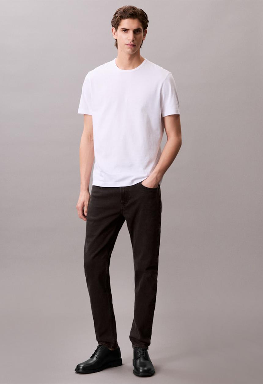 Calvin Klein - Slim Taper Ck Essential Black Jean Regen - Ck Essential Black