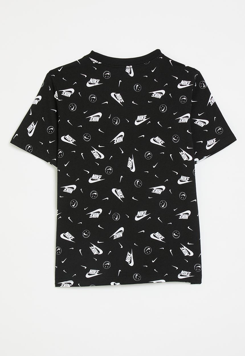 Nike - Nike all-over print boxy tee - black