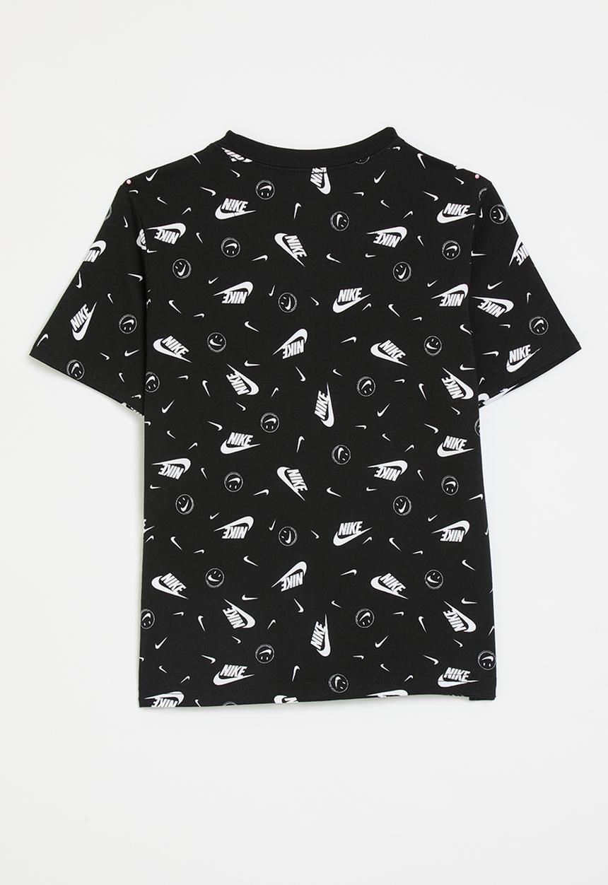 Nike - Nike all-over print boxy tee - black