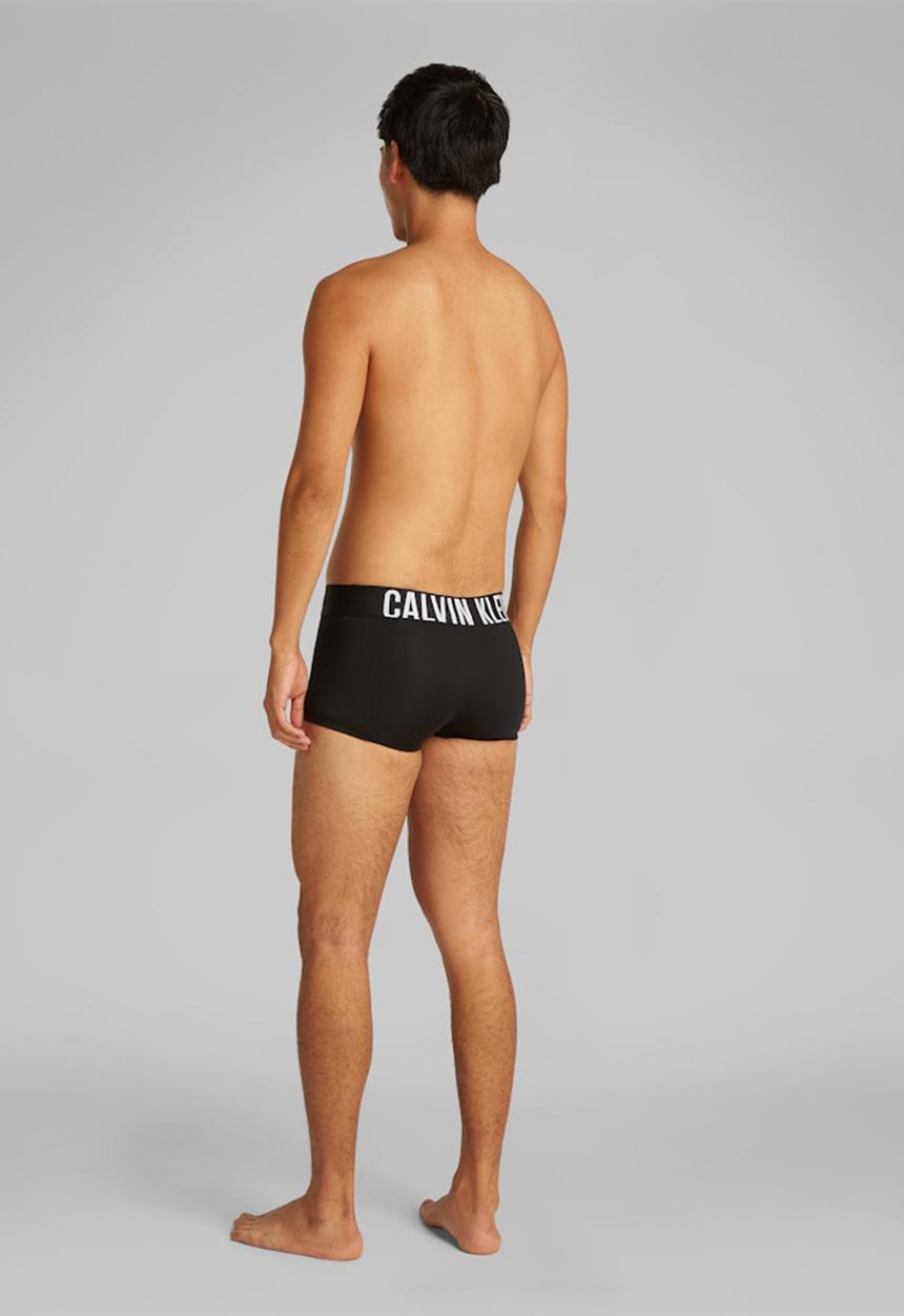 Calvin Klein - Low Rise Trunk 3Pk - B- Carnival Bl, White, Misty Gr Lgs