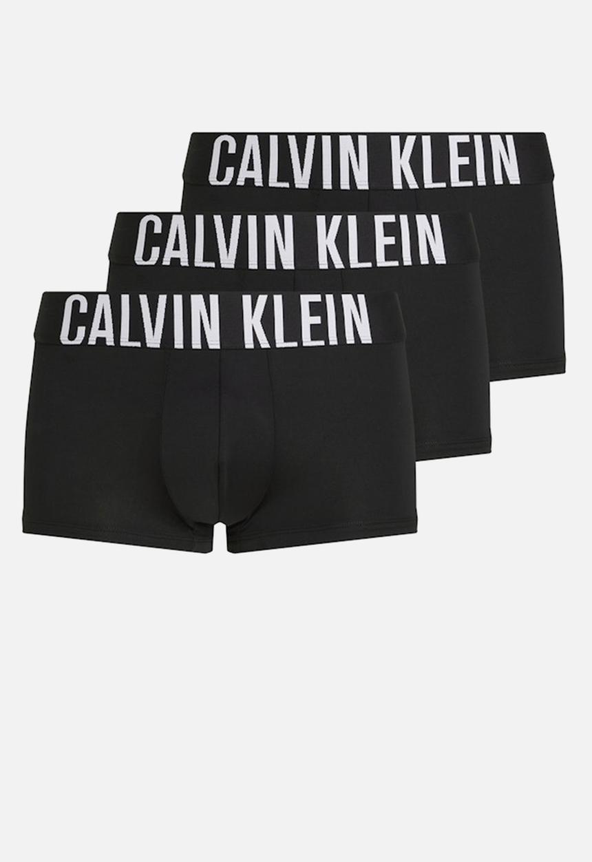 Calvin Klein - Low Rise Trunk 3Pk - B- Carnival Bl, White, Misty Gr Lgs