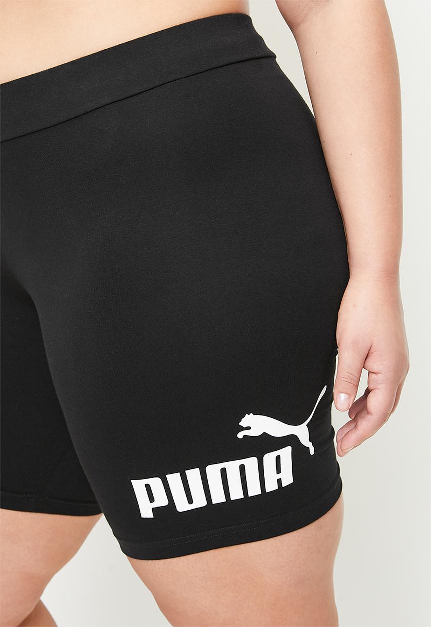 PUMA - Plus ESS No. 1 Logo 7   Short Leggings W PUMA - Black