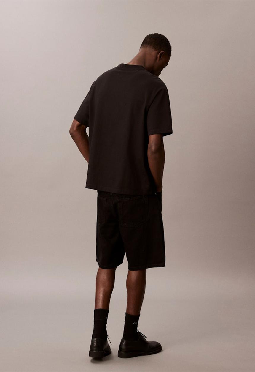Calvin Klein - Ss 16S Rlxd Fit Ckj Graphic Tee - Black