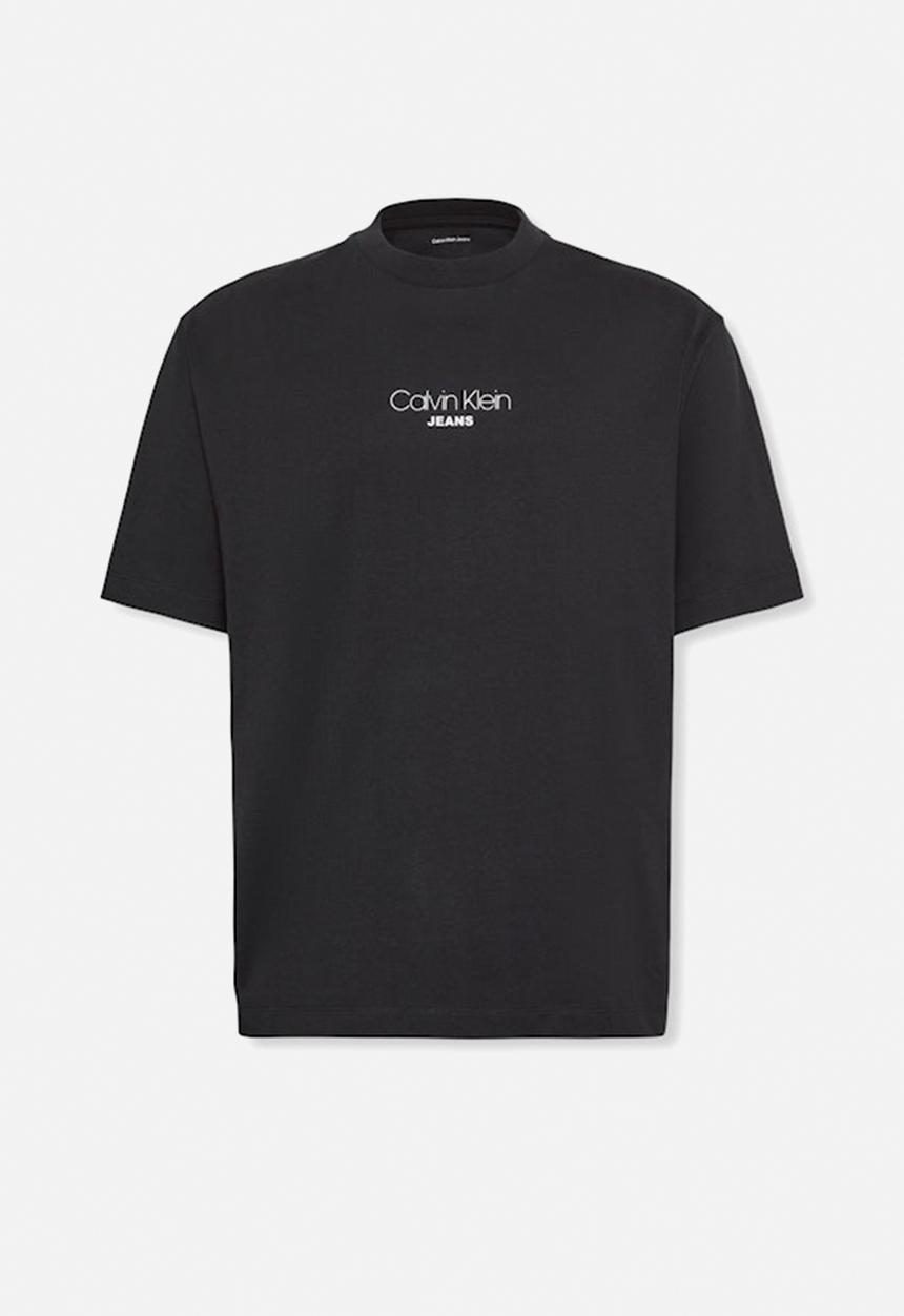 Calvin Klein - Ss 16S Rlxd Fit Ckj Graphic Tee - Black
