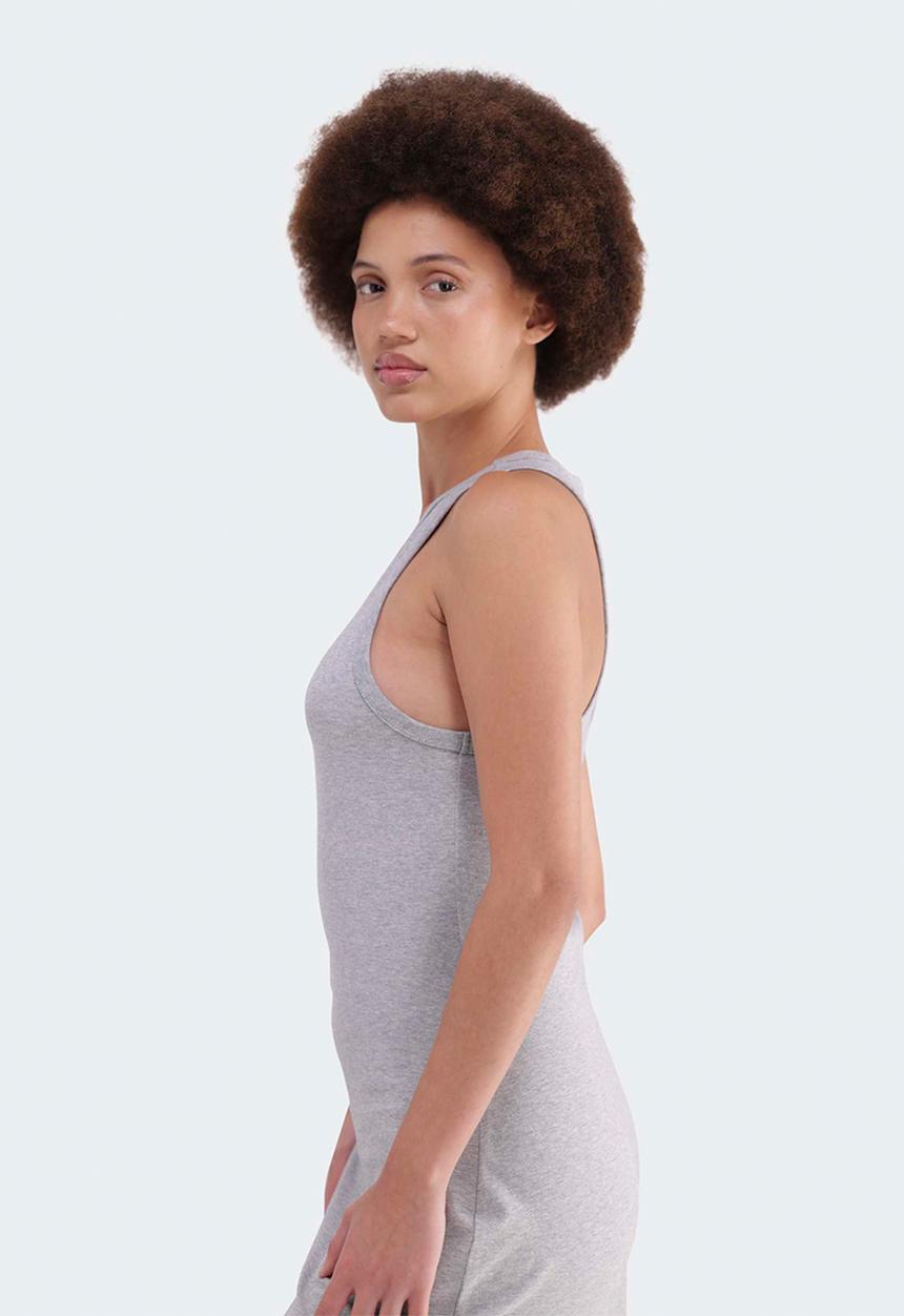 adidas Performance - W FI SL DRESS - grey