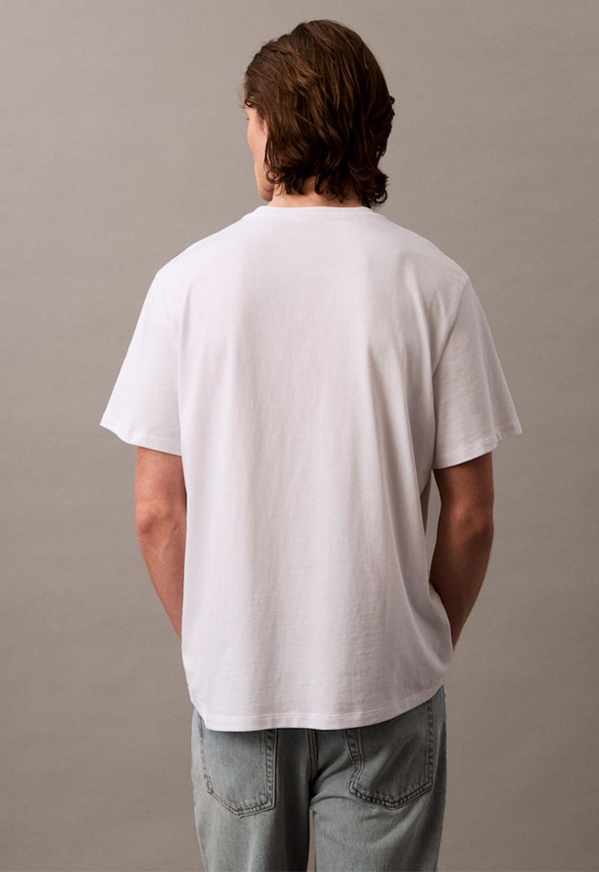 Calvin Klein - Ss Hero Monologo Tee 20S - Brilliant White