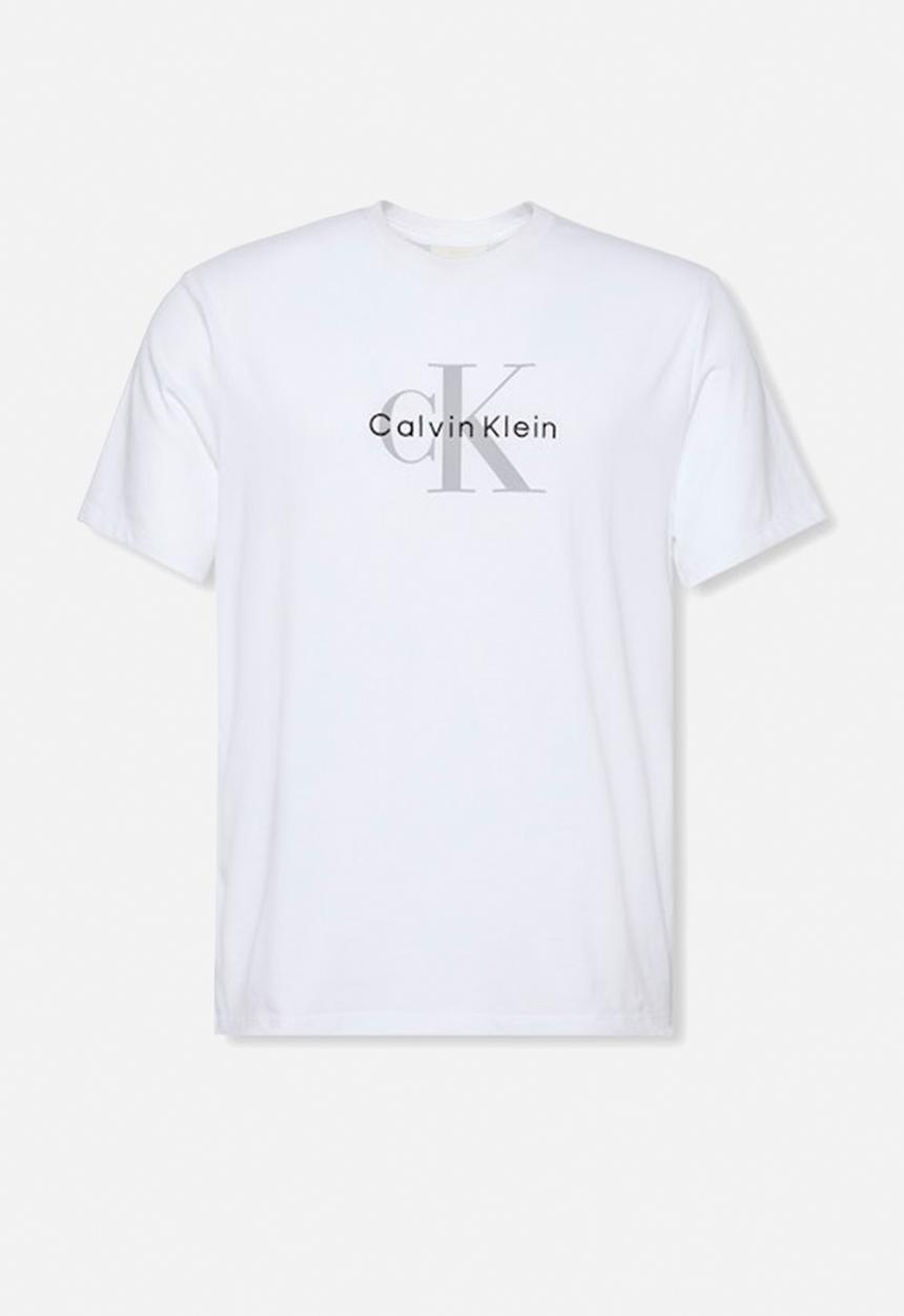 Calvin Klein - Ss Hero Monologo Tee 20S - Brilliant White
