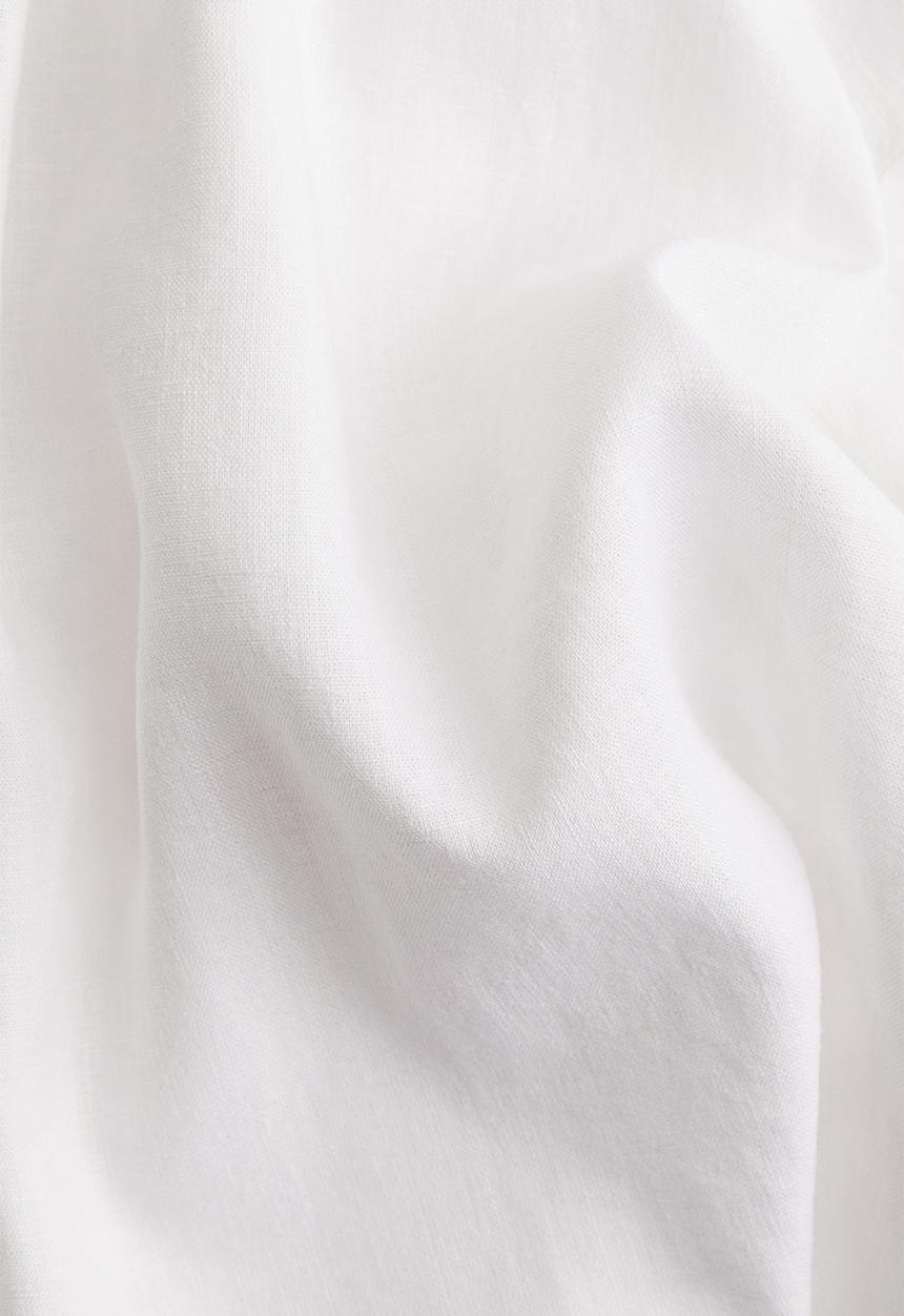 H&M - Linen-blend shirt - white