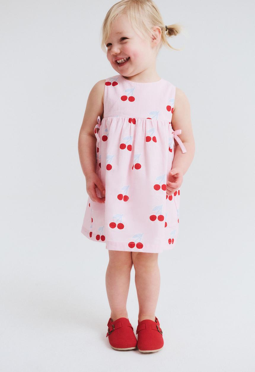 Cotton On - Ellie woven dress - blush pink/cherries