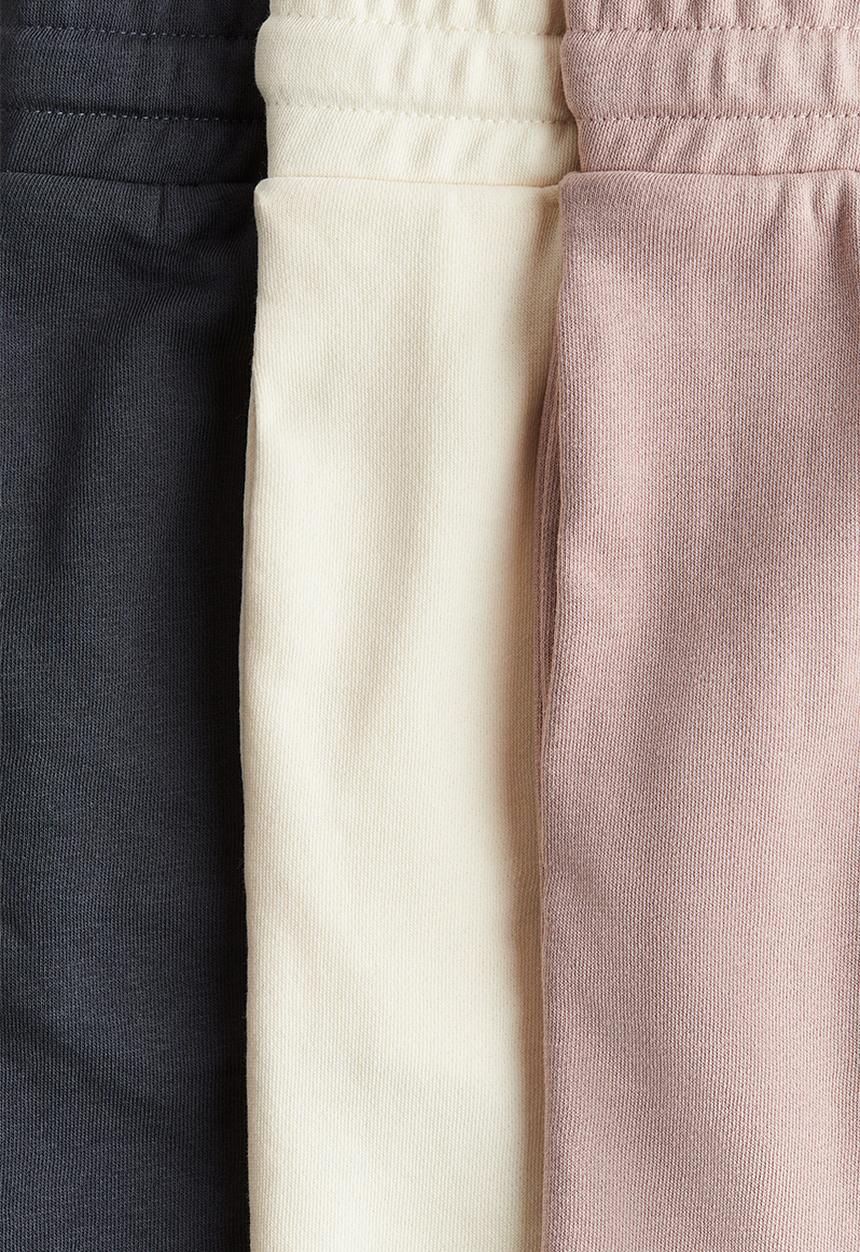 H&M - 3-Pack shorts - light dusty pink/dark grey