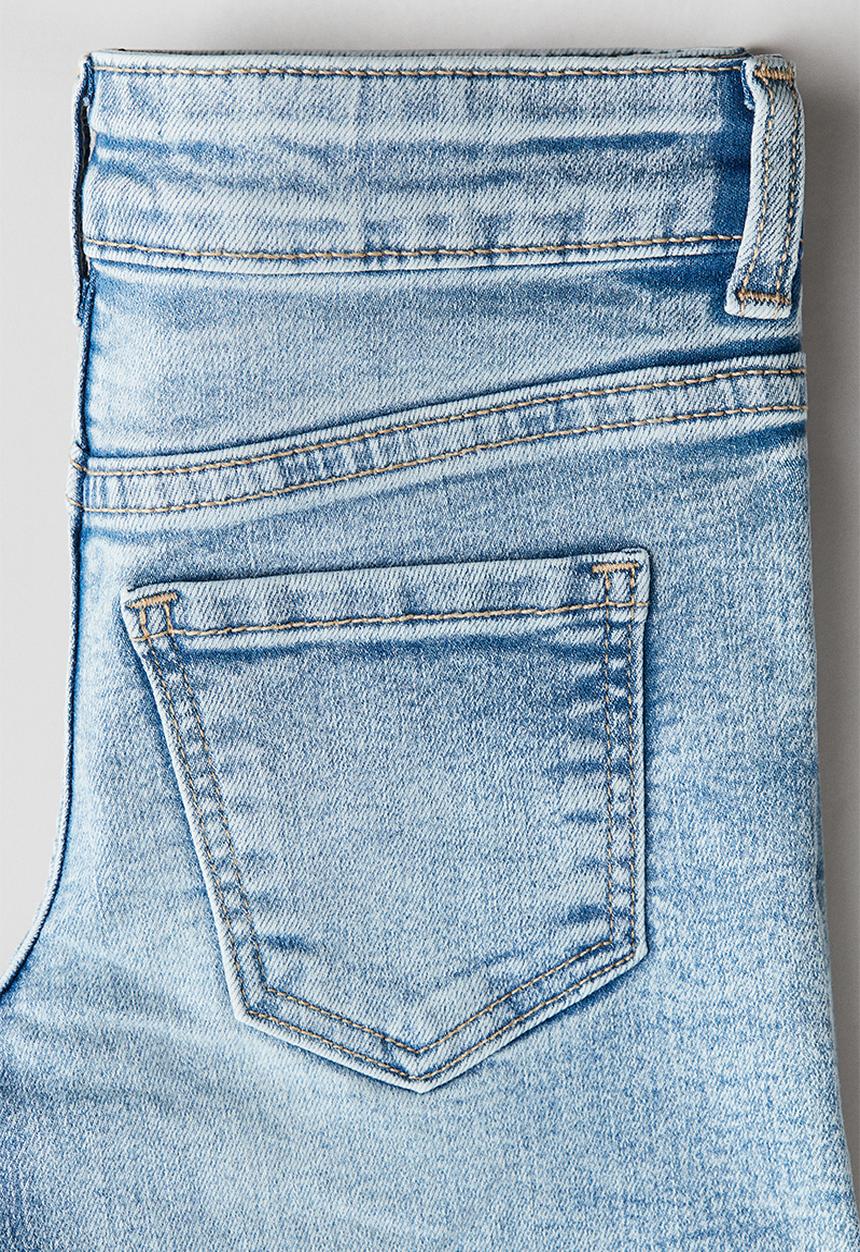 H&M - Superstretch wide leg jeans - light denim blue