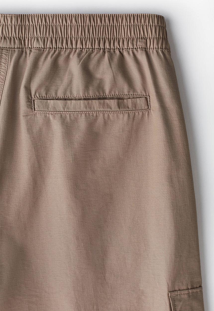 H&M - Regular fit twill cargo trousers - dark beige 