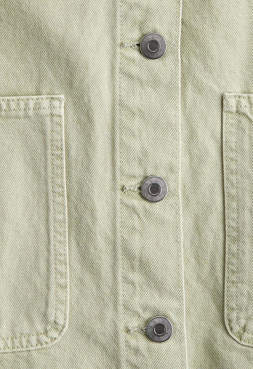 H&M - Twill overshirt - light green
