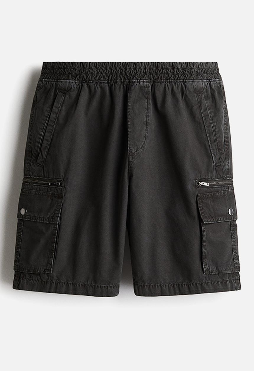 H&M - Regular fit cargo shorts - dark grey