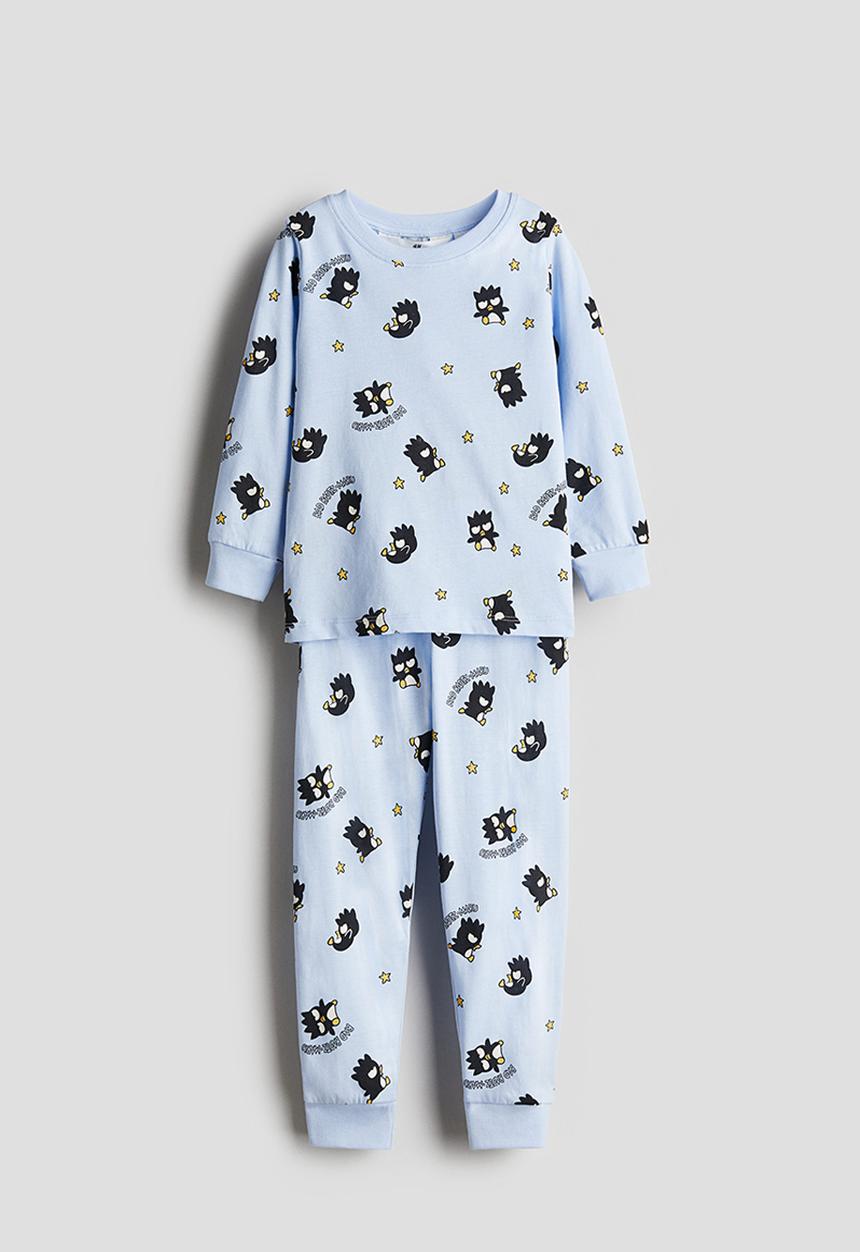 H&M - Patterned cotton pyjamas - light blue/bad badtz-maru