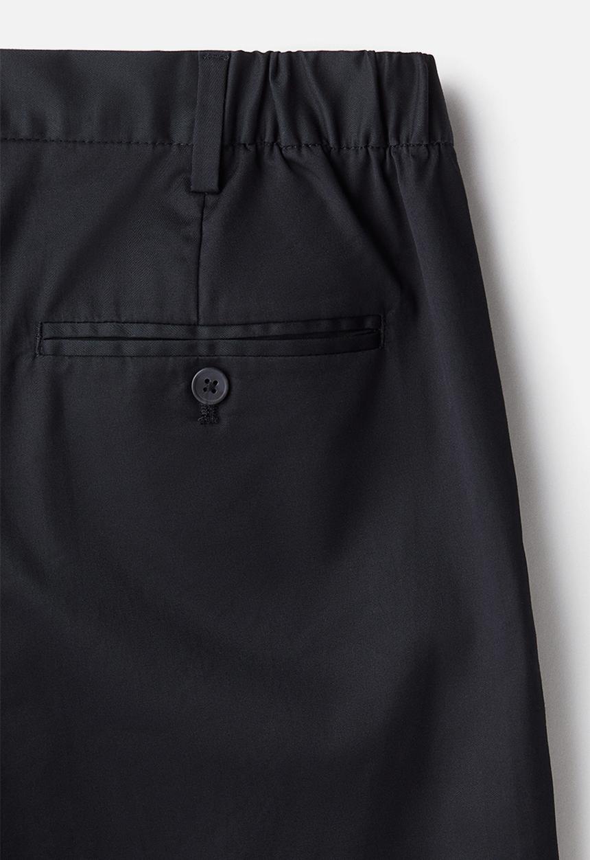 H&M - Slim fit cropped trousers - black