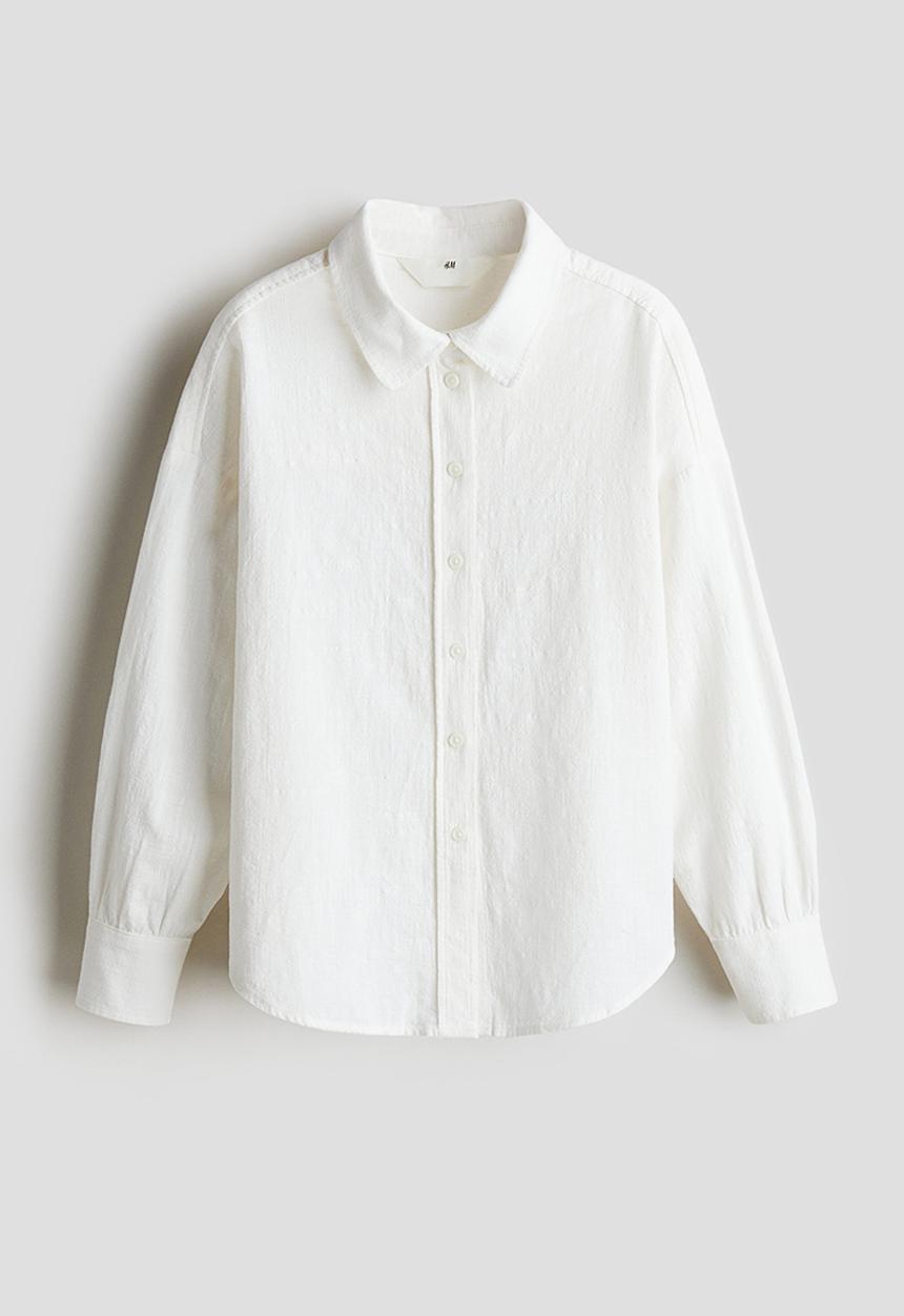 H&M - Cotton shirt - white